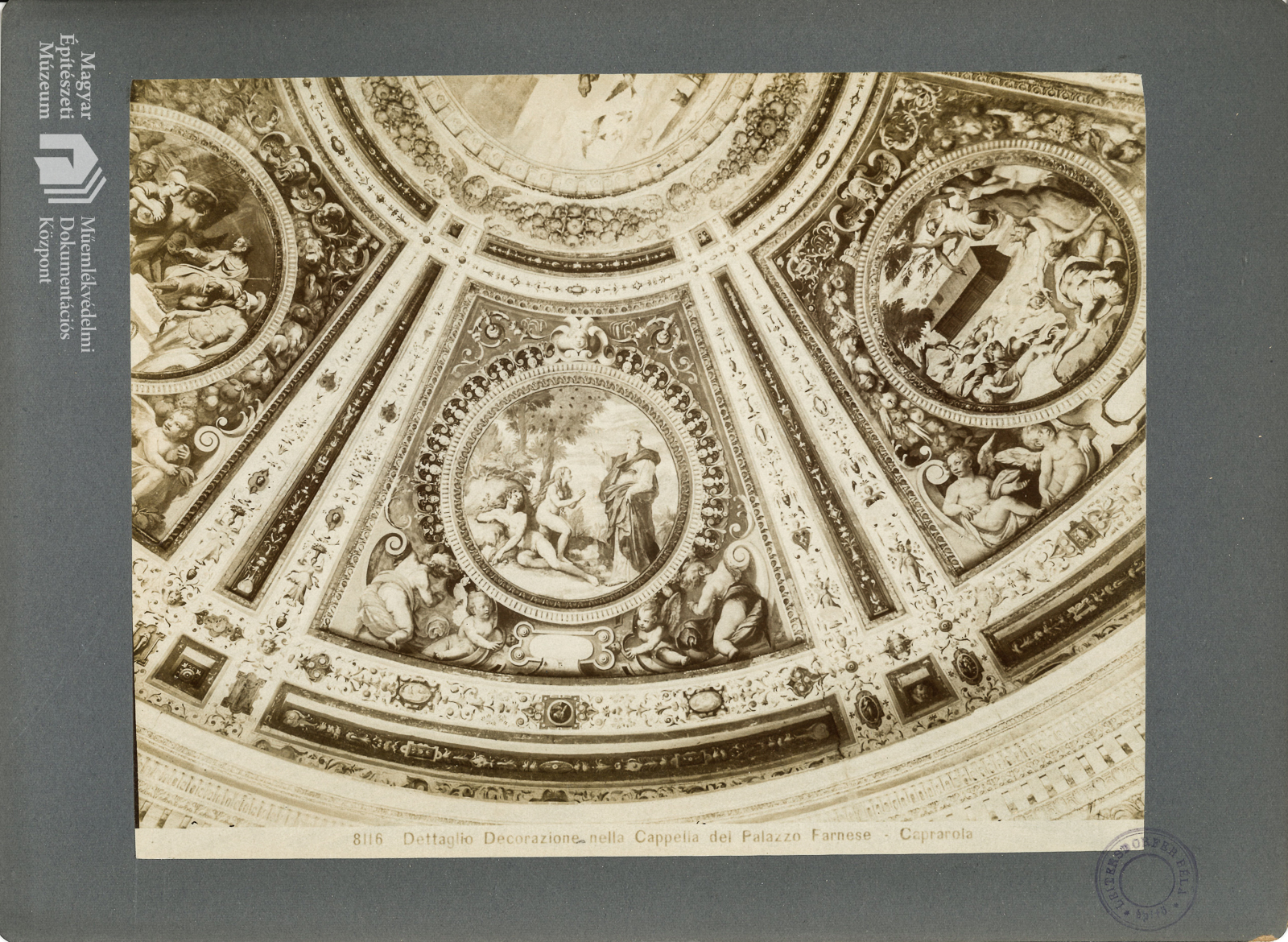 Palazzo Farnese	A kápolna mennyezetdekorációjának részlete