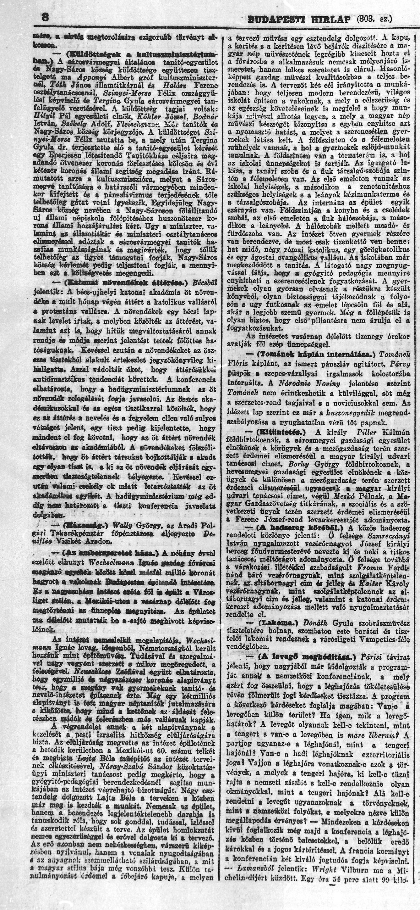 15_Budapesti Hírlap, 1908. XII. 19. 8. p.