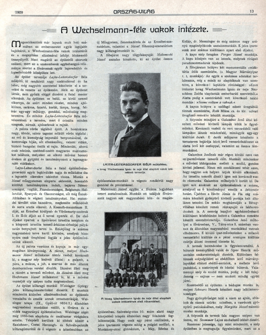 23_Ország-Világ, 1909/1. 13. p.