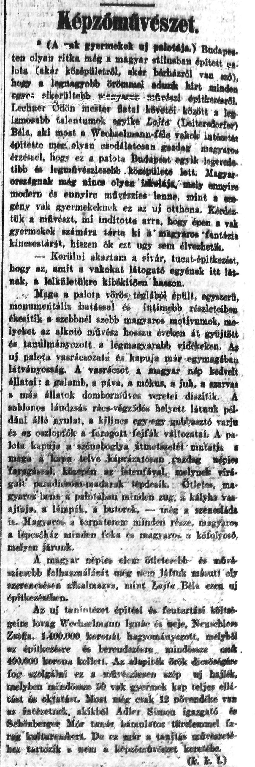 20_Pesti Hírlap, 1908. XII. 19. 6. p.