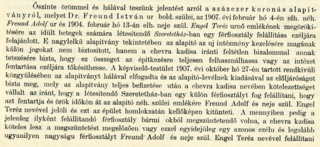 00144_A Pesti Chevra Kadisa elöljáróságának jelentése és kezelési kimutatása az 1907-iki közigazgatási évről. Budapest, 1908. 3. p.