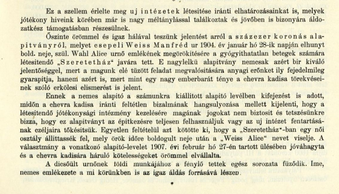 00140_A Pesti Chevra Kadisa elöljáróságának jelentése és kezelési kimutatása az 1906-iki közigazgatási évről. Budapest, 1907. 3. p.