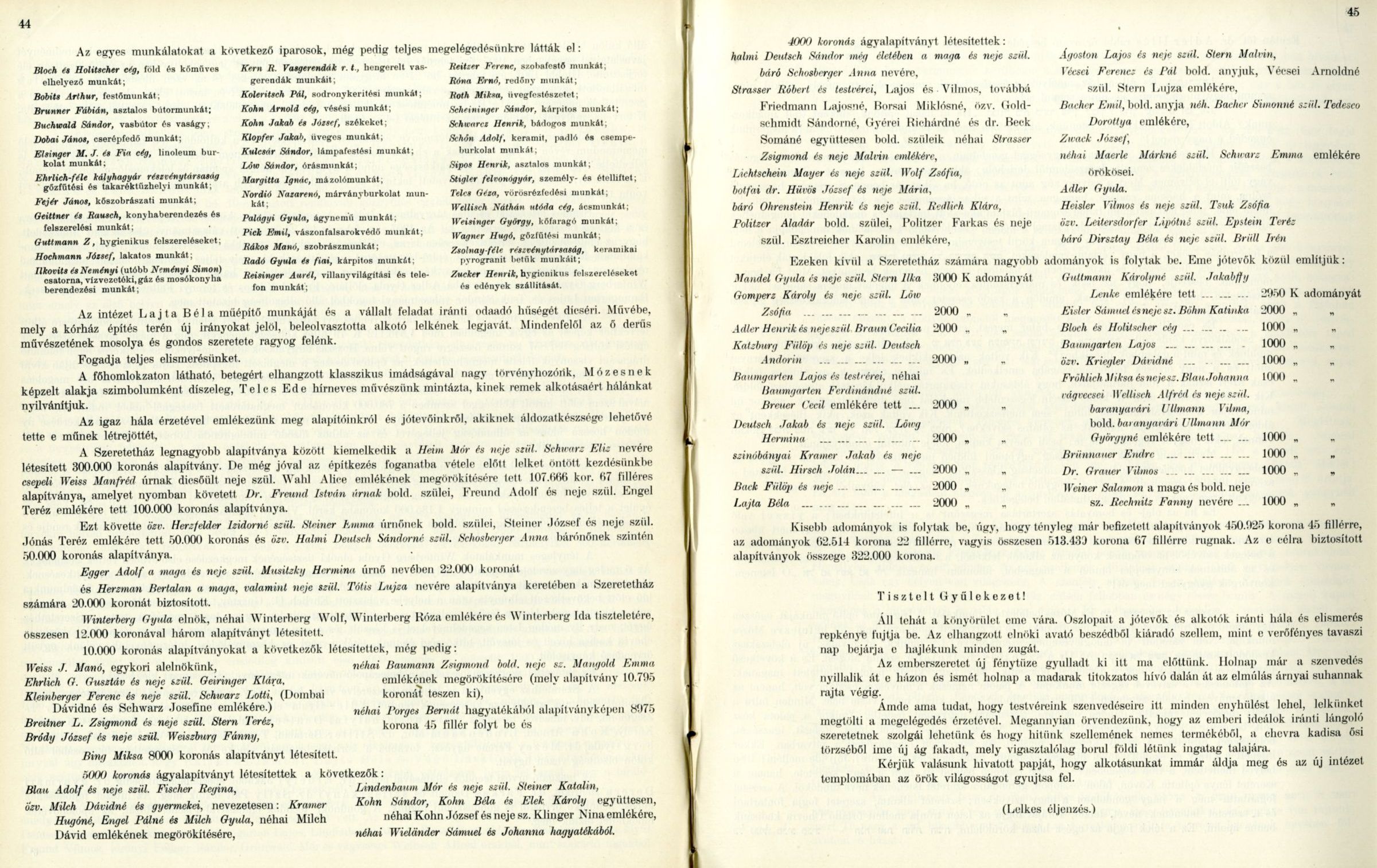 0032_A Pesti Chevra Kadisa elöljáróságának jelentése és kezelési kimutatása az 1910-iki közigazgatási évről. Budapest, 1911.