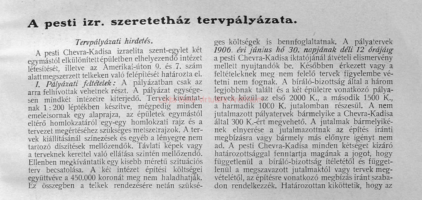 0011_Magyar Építőművészet, 1907/12. 1. p. 