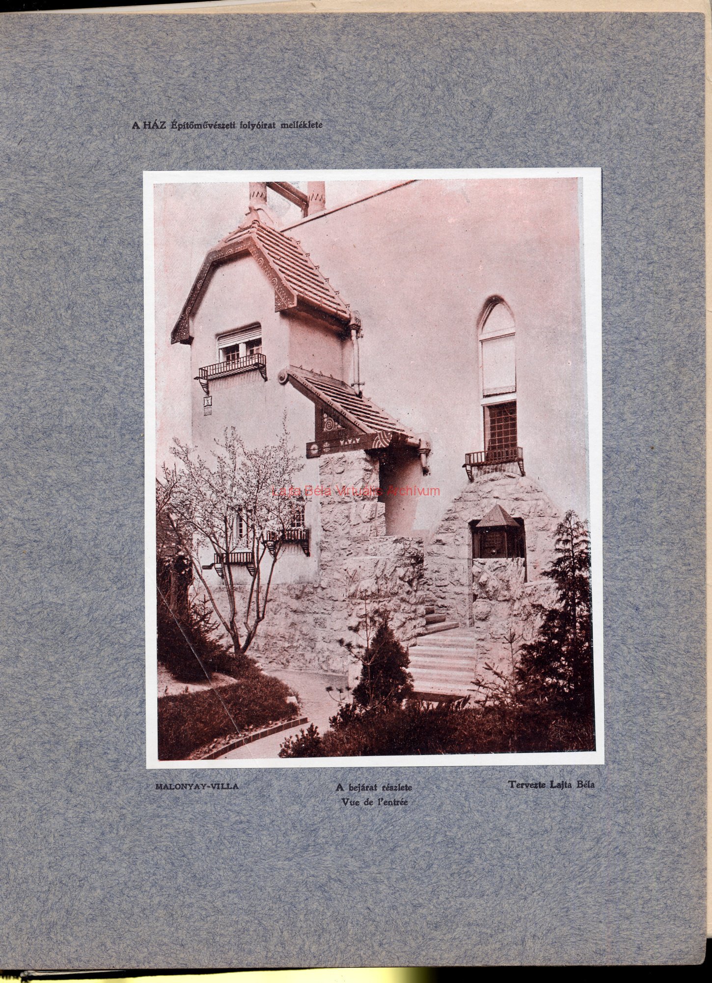 A Ház, 1908/3. 1. műmelléklet.