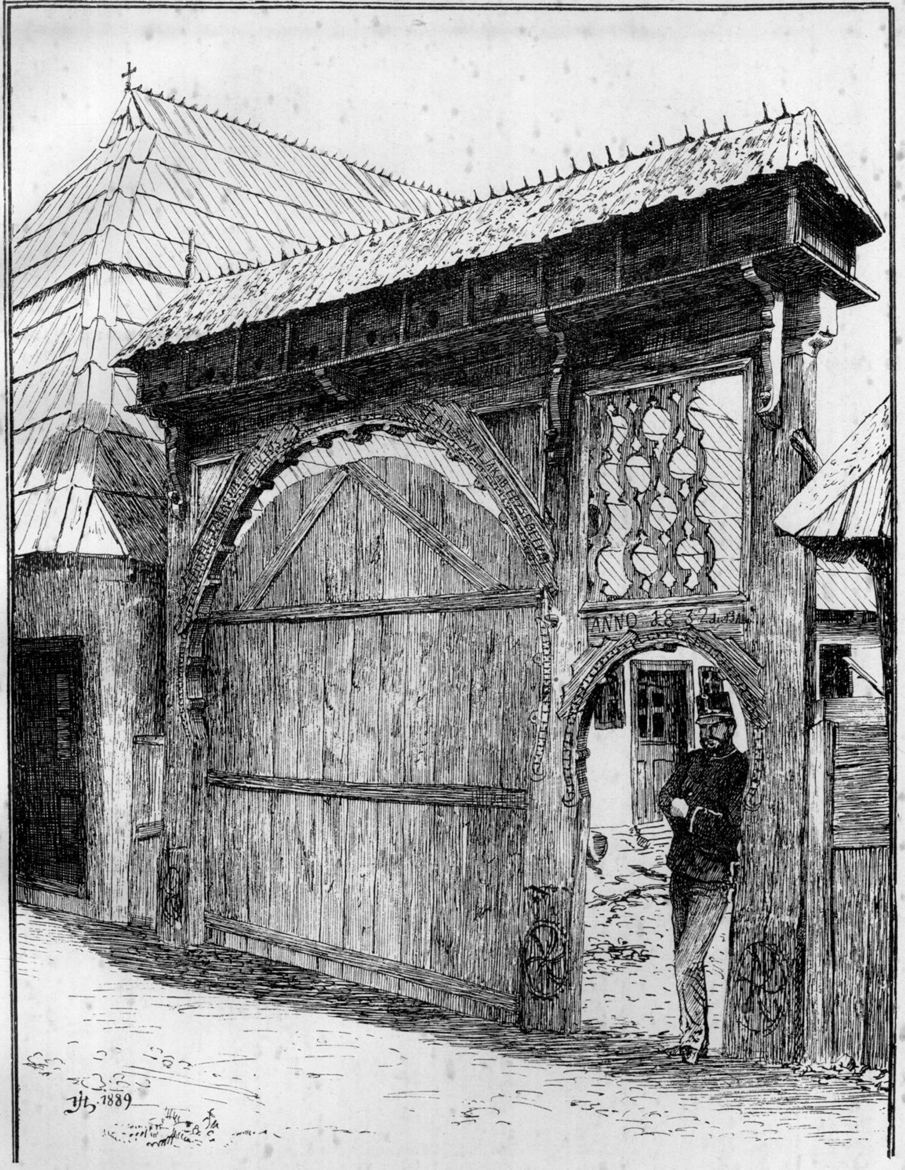 Huszka József: A székely ház. Budapest, 1895. XXI. t.