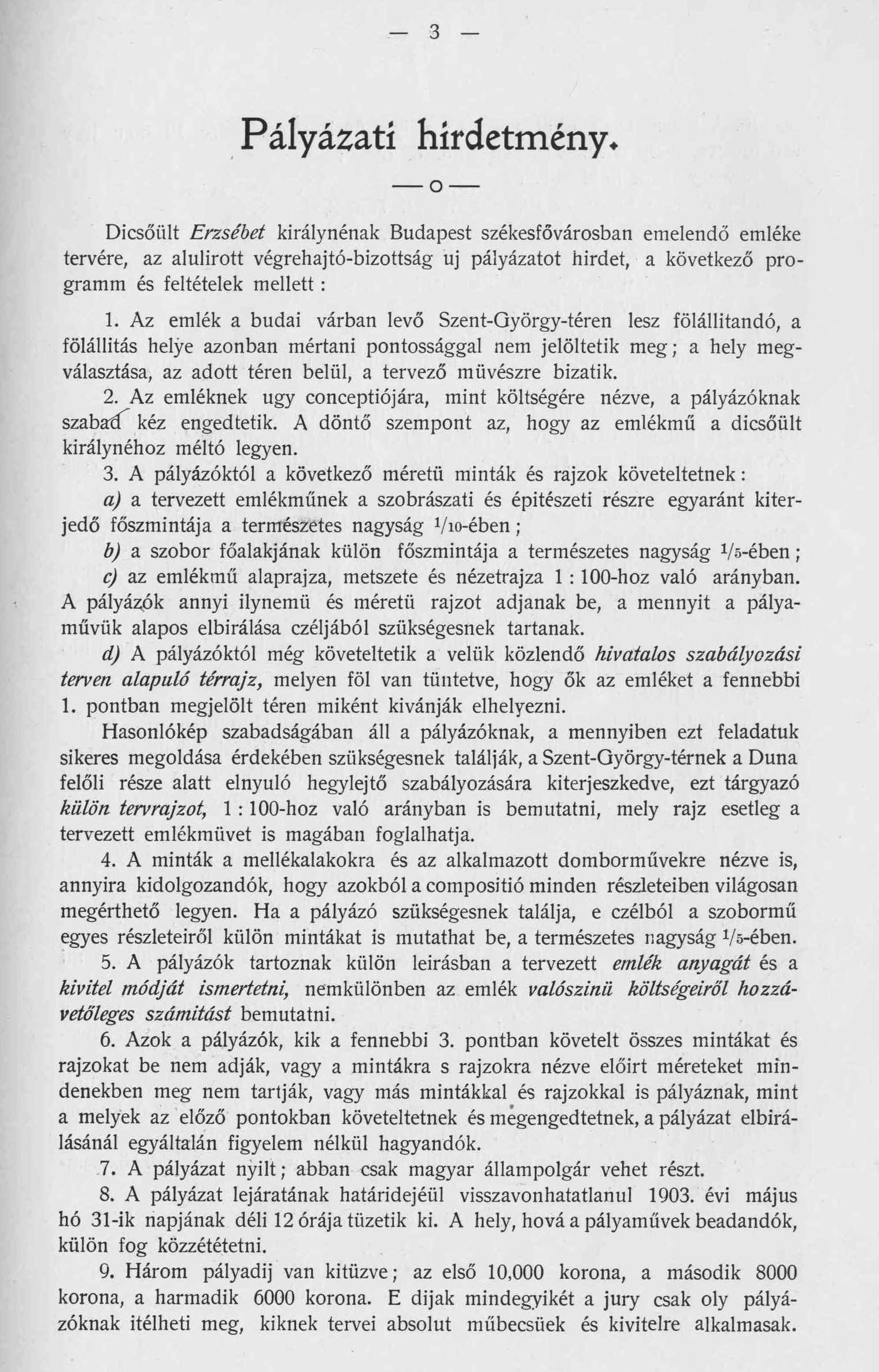 Magyar Pályázatok, 1903/6. 03. p.