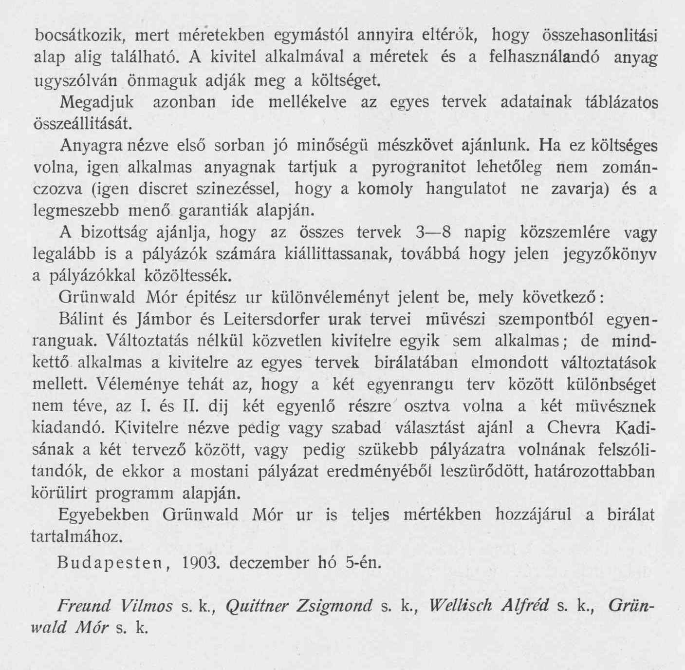 Magyar Pályázatok, 1903/12. 16. p.
