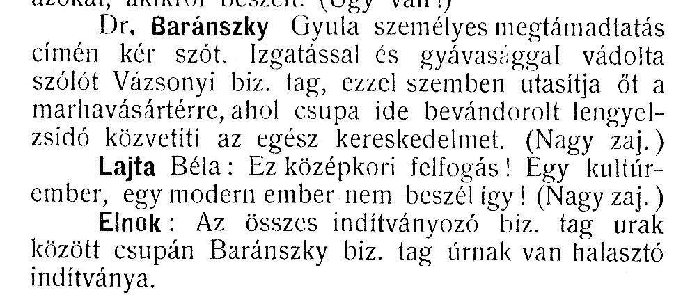 07_Fővárosi Közlöny, 1911. A törvényhatósági bizottság 1911. XI. 22-i ülésének jegyzőkönyvéből.