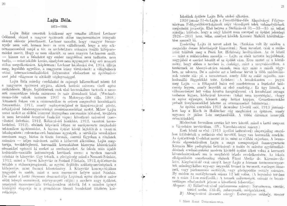 64_A Pesti Izraelita Hitközség Reálgimnáziumámak Értesítője az 1931-1932 iskolaévről.  20-21. p. 